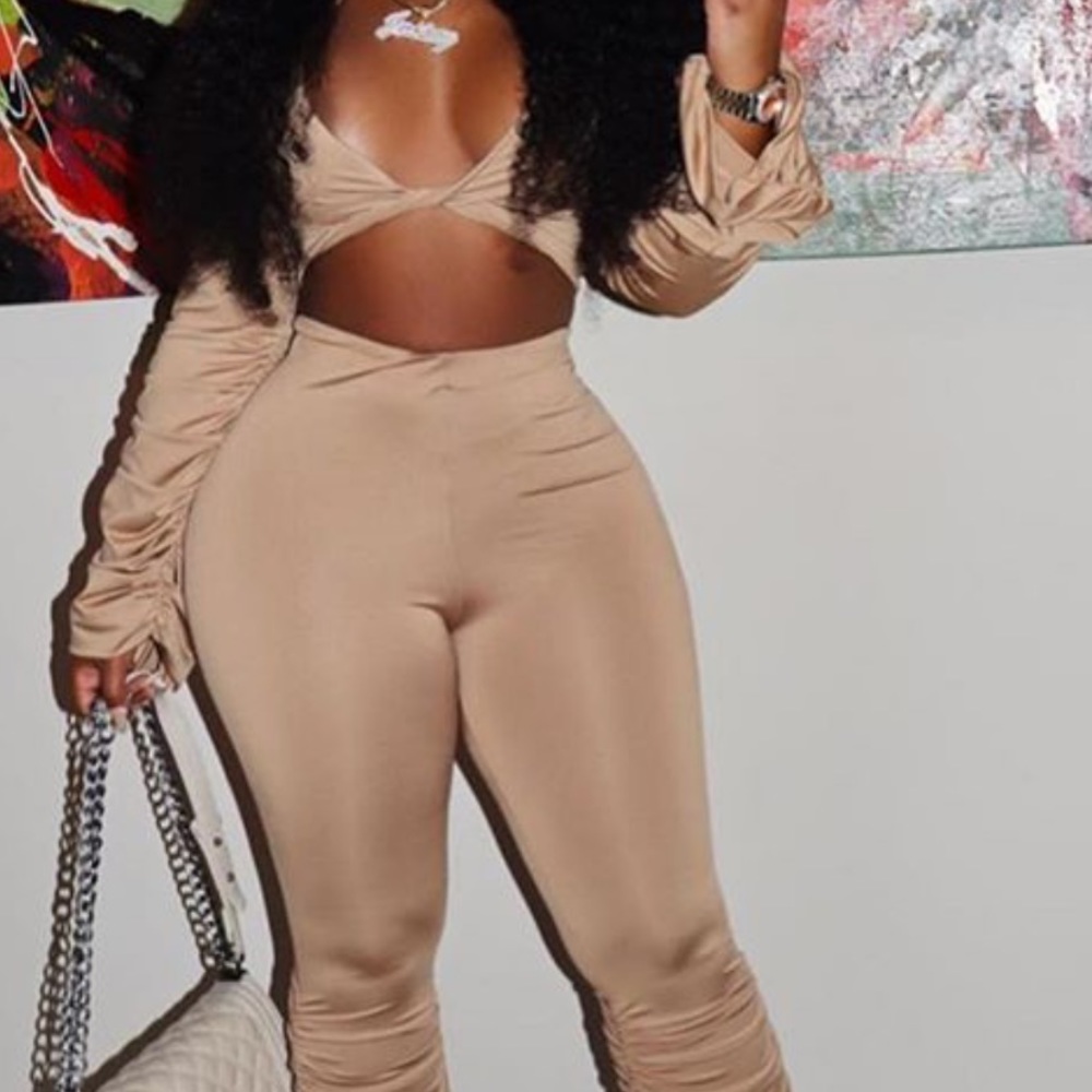 Nude two piece set